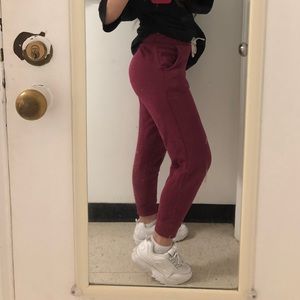 Burgundy Sweatpants